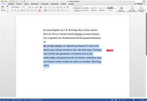 Zitate Einr Cken In Word Anleitung In Schritten