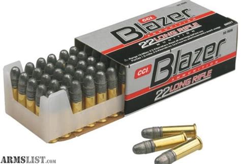 ARMSLIST - For Sale: CCI Blazer 22 LR Ammunition