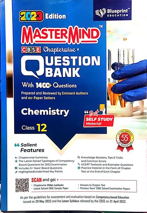 Master Mind Cbse Chapterwise Question Bank Chemistry Class 12 For 2023