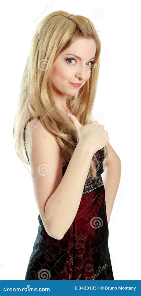 Attractive Caucasian Blond In 30 Years Old Stock Image Image Of Waist Flirting 34201351