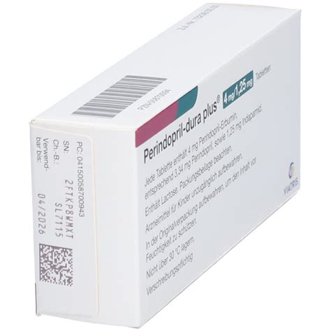 Perindopril-dura plus® 4 mg/1,25 mg 90 St mit dem E-Rezept kaufen ...