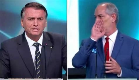 Ciro Explica Qual Motivo Do Cochicho Com Bolsonaro No Debate Do Sbt