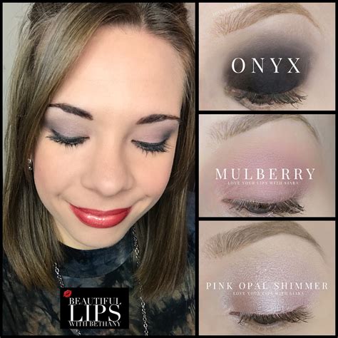 Mulberry Onyx Pink Opal Shimmer Shadowsense Honey Rose Lipsense