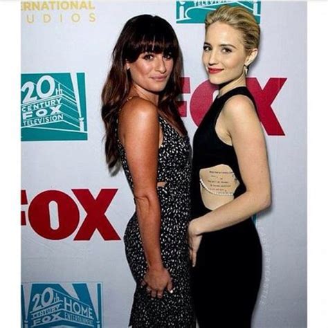 Pin By Brittany Noel On Faberry Lea Michele Glee Glee Cast Diana Agron