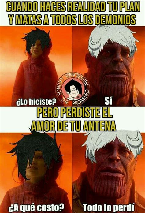 Pin De En The Promised Neverland Memes De Anime Memes Memes Otakus