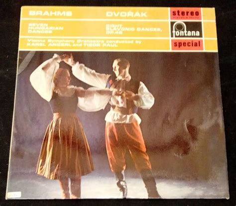 Brahms Hungarian Dances Dvorak Slavonic Dances Paul Ancerl Fontana Lp