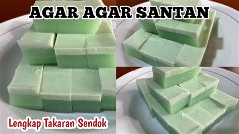 Cara Membuat Agar Agar Santan Mudah Dan Praktis Youtube