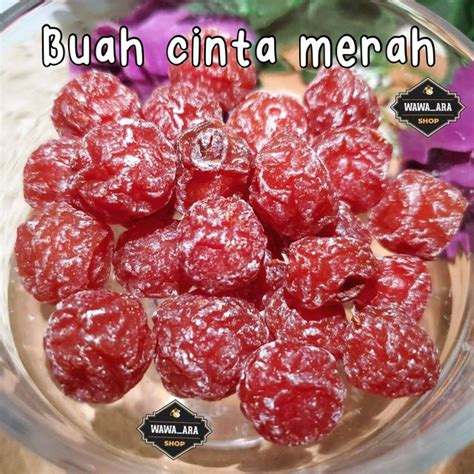 Asam Masam Manis ASAM BUAH CINTA MERAH 250gm Food Drinks Local Eats