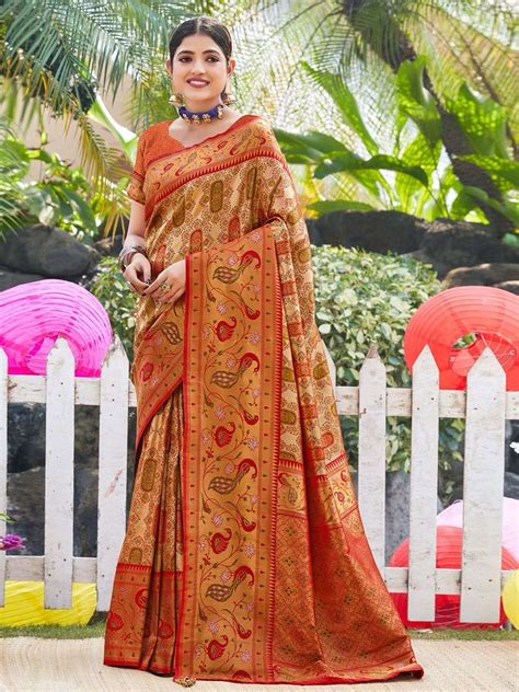 Sangam Prints Vaibhavi Silk Vol Kanjivaram Silk Elegant Look Saree