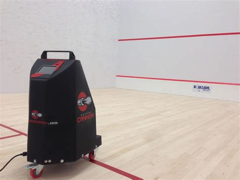 New Equipment at the ESC: the Squash Cannon - EdmontonSquashClub