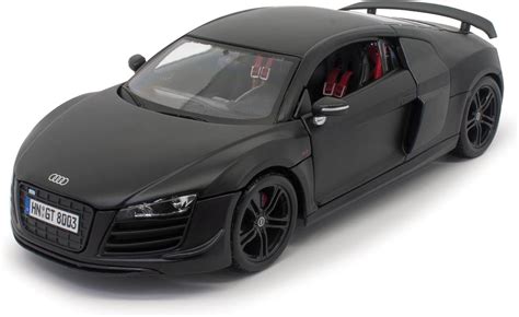 Maisto Audi R8 Gt Matte Black 118 Scale Car Special