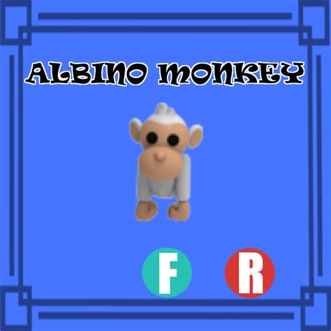 Albino Monkey NORMAL FLY RIDE Adopt Me - Buy Adopt Me Pets - Buy Adopt ...