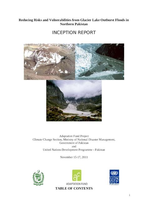 DOC Inception Report Reducing Risks And Vulnerabilities From Glacier