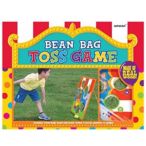 Amscan Fun Filled Bean Bag Toss Game Pack Of 5 Multicolor 20 X 15 12