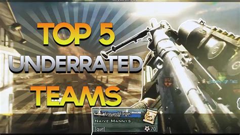 Obey Scarce Top Underrated Teams Week Bo Mw Trickshot