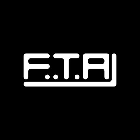 FTA letter logo creative design with vector graphic, FTA simple and ...