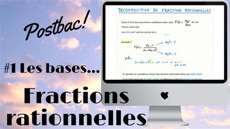 DÉcomposition En Elements Simples De Fractions Rationnelles 1 Les