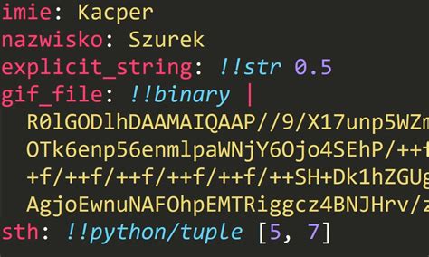 YAML W Python I Wykonanie Kodu Poprzez Python Object