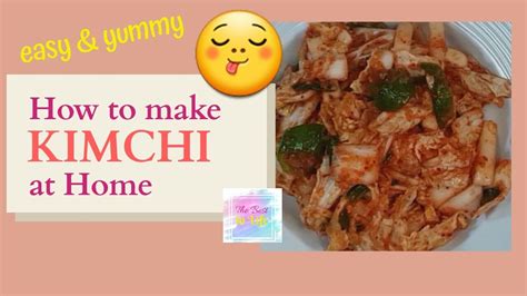 How To Make Kimchi Homemade Kimchi Youtube