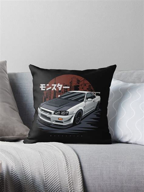 A NEW Monster Skyline GTR R34 Pillow Covers Walmart