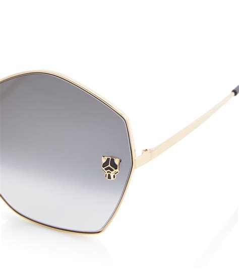 Cartier Panth Re De Cartier Oversized Sunglasses Reversible