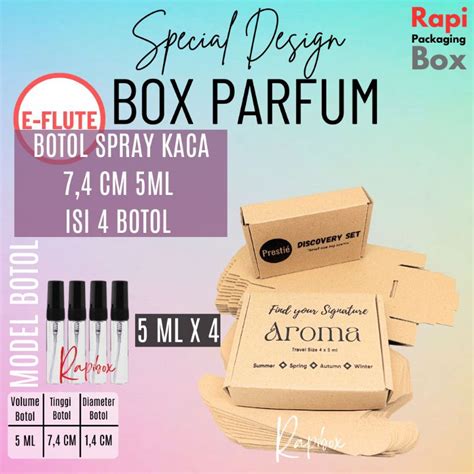 Jual Rapibox Box Khusus Parfum Spray Kaca Ml Cm Isi Botol E