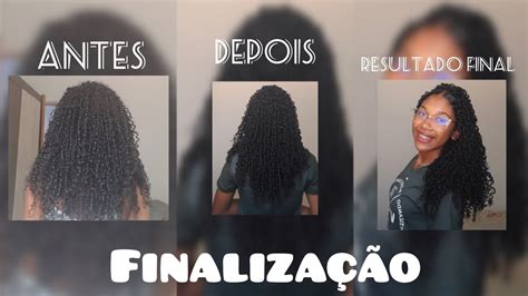 Finalizando O Meu Cabelo Cacheado Youtube