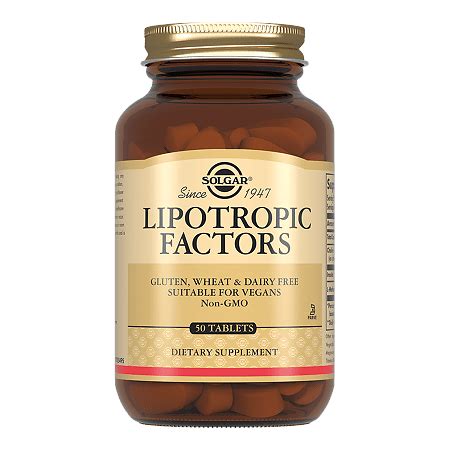 Solgar Lipotropic factor, tablets, 50 pcs. - Buy online