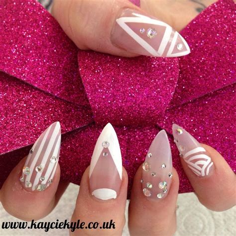 White On Natural By Kaycie Kyle Sexy Nail Art Tribal Nail Designs