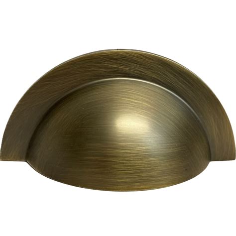 Crofts And Assinder Monmouth Cup Pull Handles American Bronze 64mm Centres