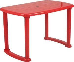 Supreme Arjun Dining Table Red Seater Plastic Outdoor Table Price