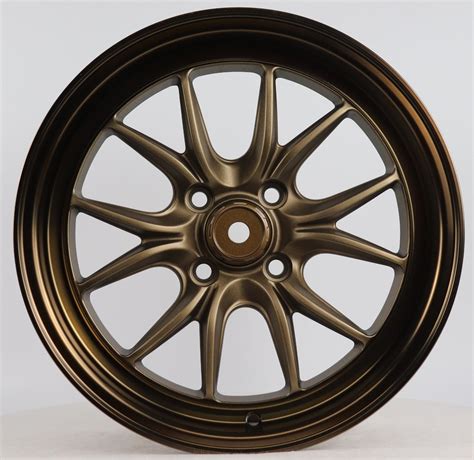 Alloy Wheel Classic Sand Bronze Aftermarket Rims 15 Inch PCD 4 100