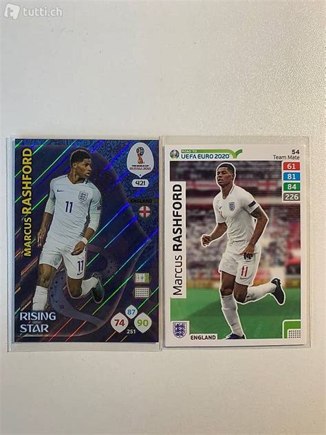 Marcus Rashford Trading Cards St Ck Im Kanton Basel Landschaft