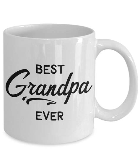 Best Grandpa Ever Mug Grandpa Grandad Papa Grandfather - Etsy