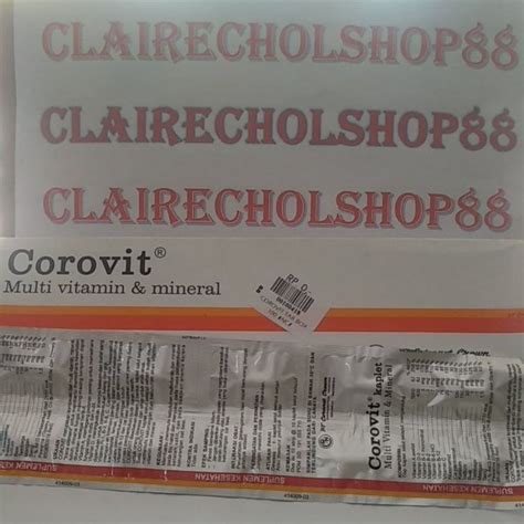 Jual Corovit Tab Harga Strip Shopee Indonesia