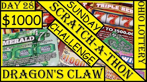 Day Sunday Challenge Ohio Lottery Instant Tickets