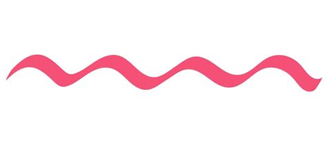 Wavy Line Hand Drawn Pink Marker Mark Vector Art At Vecteezy