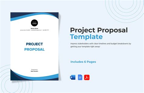 Editable Project Proposal Templates in Word to Download