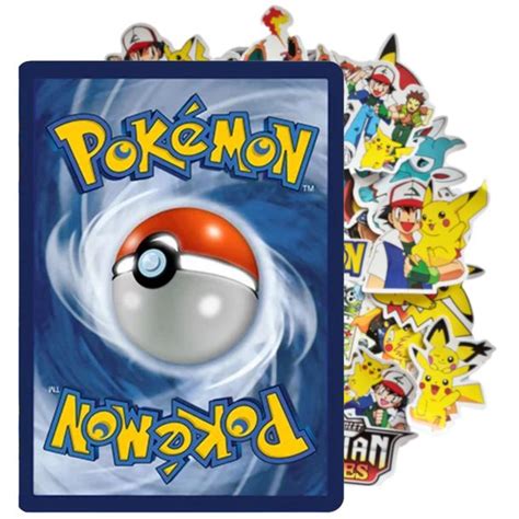 Oryginalna Karta Pokemon Tcg Naklejki Dla Fana Pokemon Na Laptopa