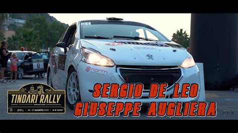 Tindari Rally 2023 Sergio De Leo Giuseppe Augliera Peugeot 208