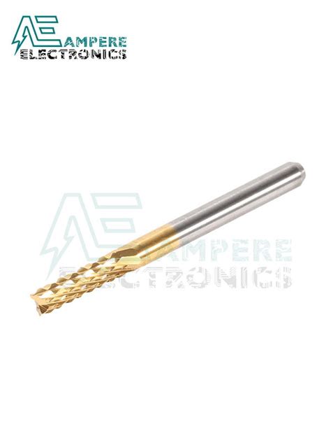 Mm Titanium Coated Carbide Flat End Mill Shank Two Flute