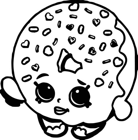 Donut Coloring Pages - Best Coloring Pages For Kids