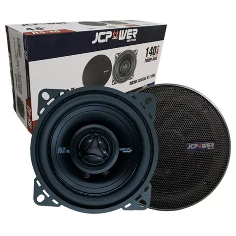 Bocinas De 4 Pulgadas Jc Power Rs 40 Rs Series 140w 2 Vias Coaxiales Color Negro