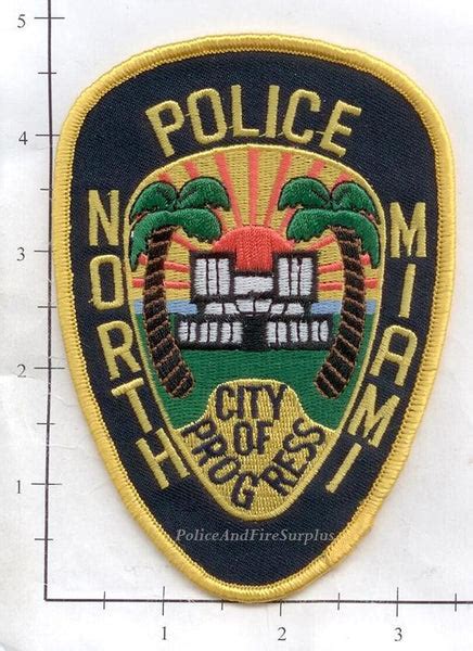 Florida - North Miami Police Patch – Police And Fire Surplus