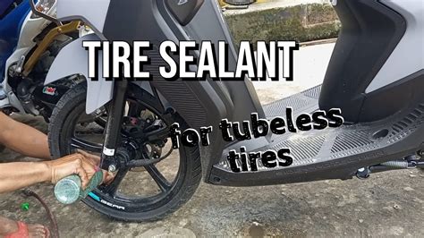 Tire Sealant Mio Gear Youtube