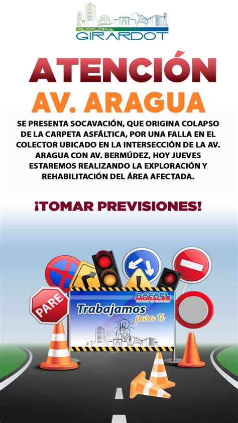 Alcaldía De Girardot On Twitter Rt Telearagua ⚠️ AtenciÓn⚠️ 🚧se Le