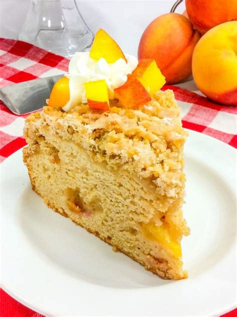 Ultimate Peach Coffee Cake With Crumb Topping Baking Beauty