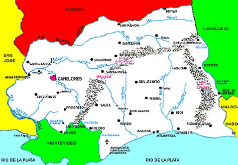 Mapa De Canelones