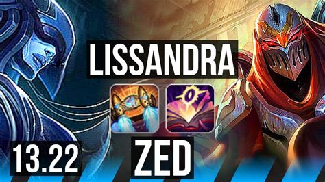 Lissandra Vs Zed Mid M Mastery Games Dominating