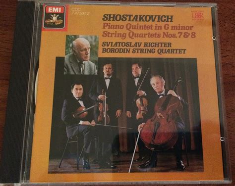 Shostakovich Piano Quintet In G Minor String Quartets 7 8 Borodin